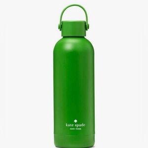Kate Spade New York 16oz Stainless Steel Water Bottle Green Insulated